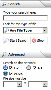 Search specific Networks with Multiple Search Windows.